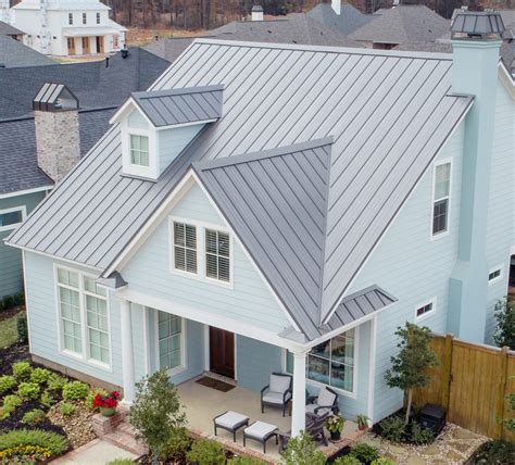 exterior paint colors for houses with silver metal roof|metal roof and siding colors.